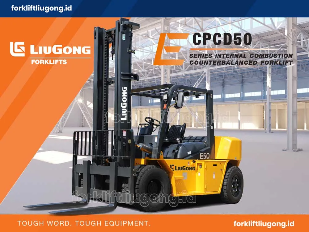 Forklift Liugong CPCD50 DFT Isuzu Yuchai