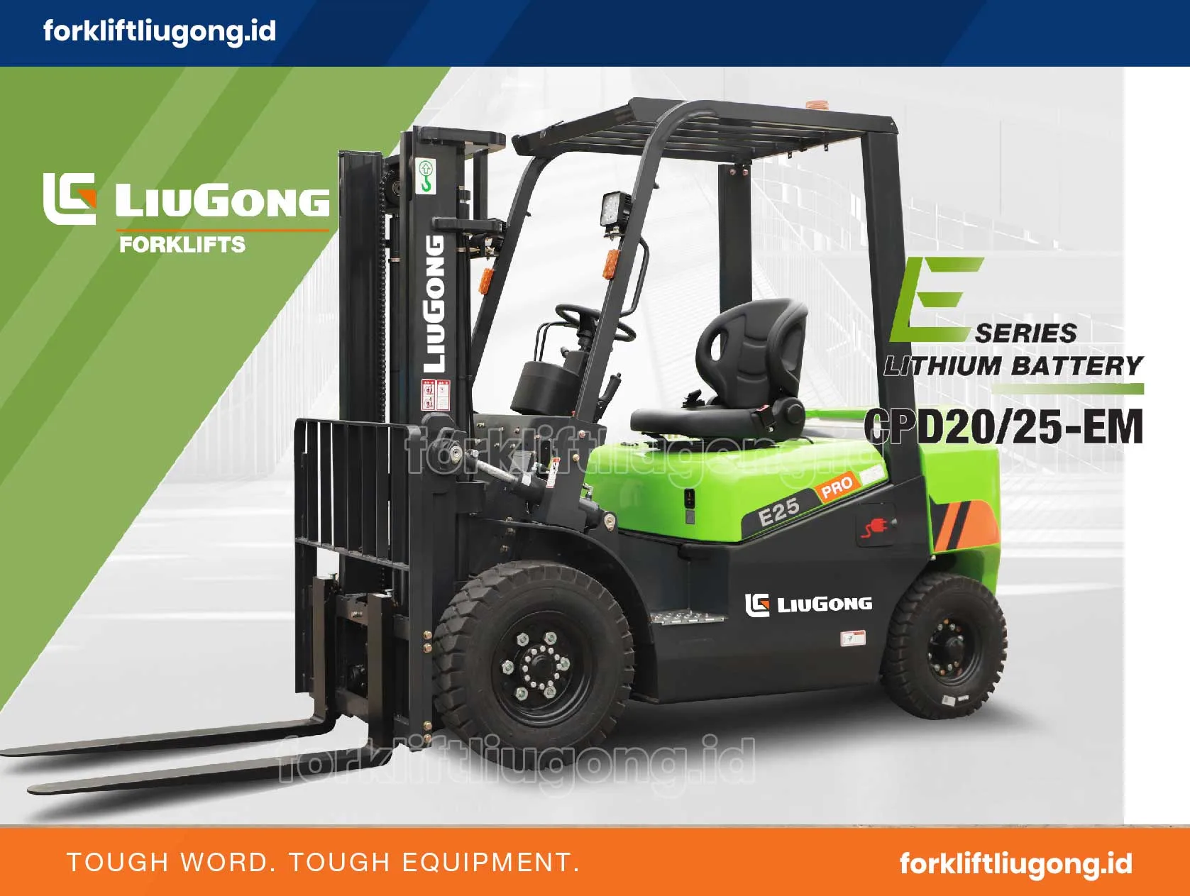 Forklift Listrik Liugong Seri EM CPD20 - 25