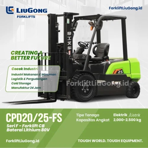 Forklift 2 - 2.5 Ton Elektrik Baterai Lithium CPD20.25-FS