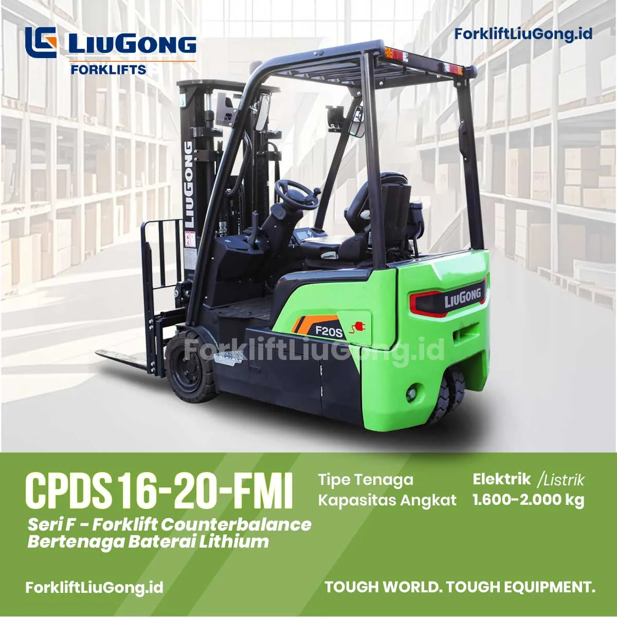 LiuGong CPDS16-20 FMI 3 Wheel
