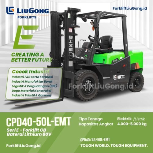 Forklift Elektrik 4 , 4.5, 5 ton LiuGong CPD40-45-50L-EMT